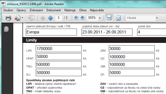 FORMÁT PDF (Portable Document Format ) Adobe Reader - zřejmě