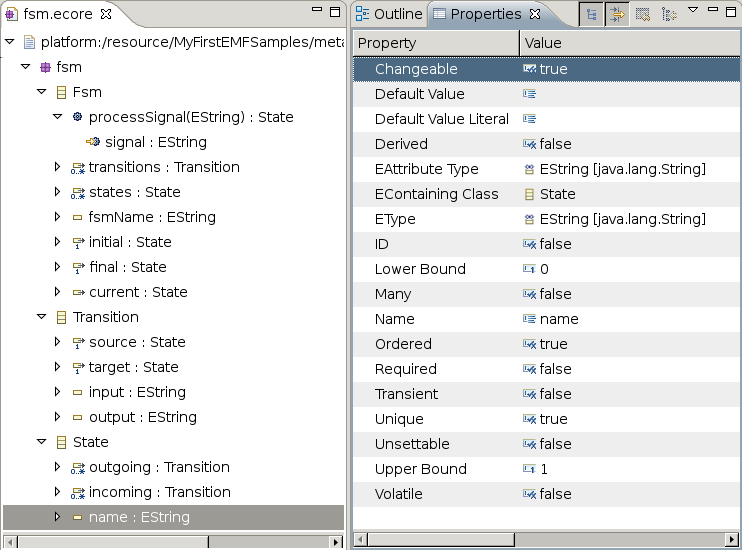 4.7 Eclipse Modeling Framework 42 elů do efektivního, správného a snadno přizpůsobitelného kódu v jazyce Java.