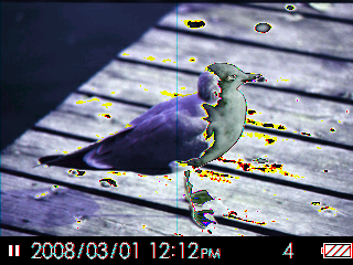 58 Prohlížení fotografií Stisknutím tlačítka / / / vyberte požadované nastavení a poté Vertical : Obraz v rozlišení 240 320 pixelů.