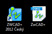 Obr. 31 ZwCAD - Zástupce programu, soubor výkresu Mnoho dalších 2D i 3D programů ač volně ke stažení či zakoupení za symbolickou cenu, je specializováno na jistý typ kreslení a užití ve speciálních