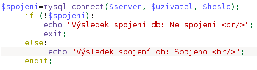 2. Konstrukce úlohy : Střední odborná škola a Střední odborné učiliště, Hořovice Předpokládá se, že v PHP