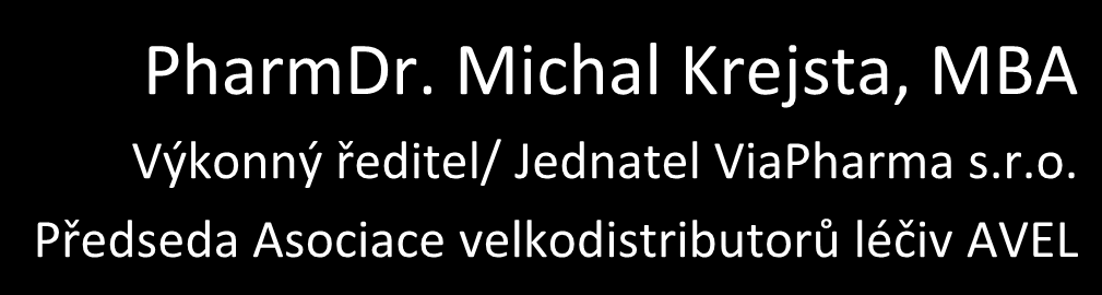 Michal Krejsta, MBA Výkonný ředitel/ Jednatel