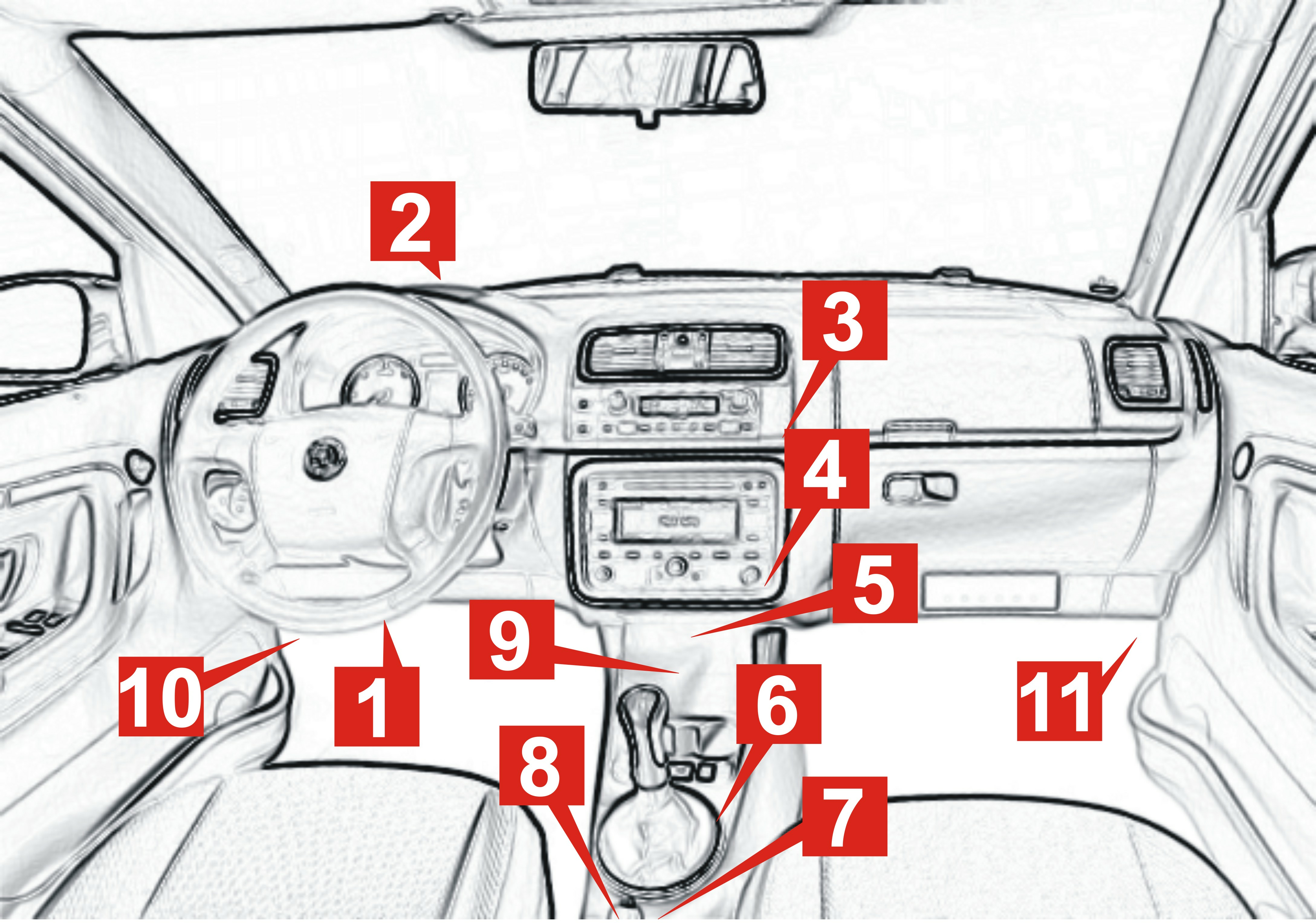 46 6.2 SuperVAG Poloha diagnostické zásuvky ve voze - koncern VW Výrobce Model Rok výrobyr Poloha diagnostické zásuvky VW Passat 988-992 6 VW Passat 994-997 3 VW Passat (3B) 997-2004 7 VW