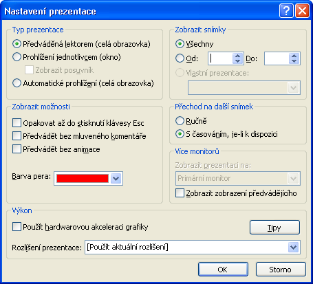 60 Microsoft Office PowerPoint 2003 webová prezentace uložená do formátu HTML, nebo dokonce živě vysílaná prezentace přes web.