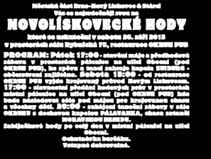 číslo 9 září 2015 www.novy liskovec.cz e mail: liskacek@nliskovec.brno.