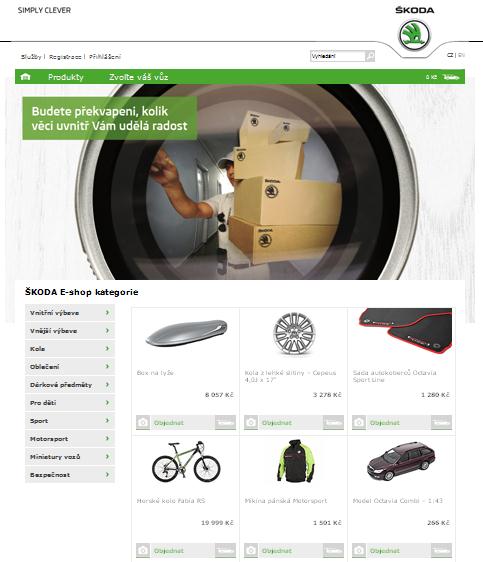 STŘEDNĚDOBÉ CÍLE KRÁTKODOBÉ CÍLE Cíle a důvody pro implementaci ŠKODA E-shopu Spustit ŠKODA E-shop pro originální příslušenství a merchandise Vstup do kanálu B2C a vybudovat si knowhow v komunikaci