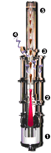 Klystron The electron gun produces a flow of electrons The bunching cavities regulate the speed of the electrons so that they arrive in bunches at the output