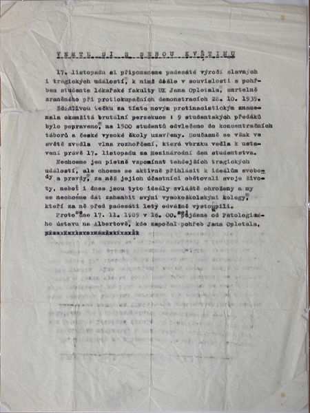 V tento den před dvaceti lety vypukla Sametová revoluce. Pokud se zeptáte svých prarodičů a možná i rodičů, živě si vybaví tuto dobu.