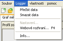 Winsol Program Winsol umožňuje evidenci a vyhodnocování měřených hodnot, které jsou zaznamenávány datovým loggerem. Abychom mohli evidovat data několika zařízení resp.