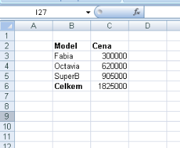 5.2. Vzorce s odkazy na buňky Každá buňka v Excelu má svou jedinečnou adresu (např. A 1, C 43, K 5 apod.) Vzorce je možné konstruovat pomocí těchto adres.