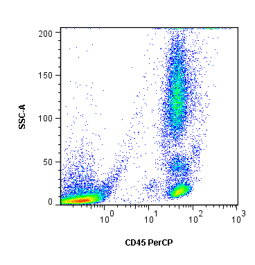 12. Example data / Vzorová data / Vzorové dáta Granulocytes Debris Monocytes Fig. 1: Peripheral blood leukocytes dot-plot from lysed/non-washed whole blood, analyzed on BC Navios cytometer. Obr.