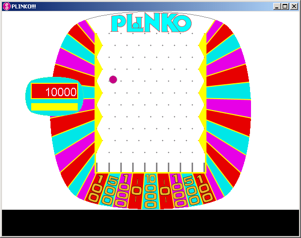 Na Galtonově desce jsou rozmístěny kolíky v trojúhelníkovém tvaru, kdežto na herním zařízení pro hru Plinko! jsou kolíky rozmístěny v obdélníkovém tvaru.