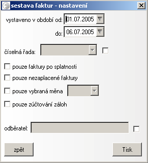 Změna šířky a pořadí sloupců Platí pro faktury, zálohy, přijaté faktury a pokladnu. Kliknutím a tažením myší za okraj záhlaví sloupců můžete měnit jejich velikost.