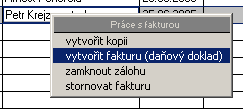 Vytvoření daňové faktury ze zálohové faktury Ze zálohové faktury můžete jedním pokynem vytvořit daňovou fakturu, tak jak to vyžaduje zákon v okamžiku úhrady zálohy.