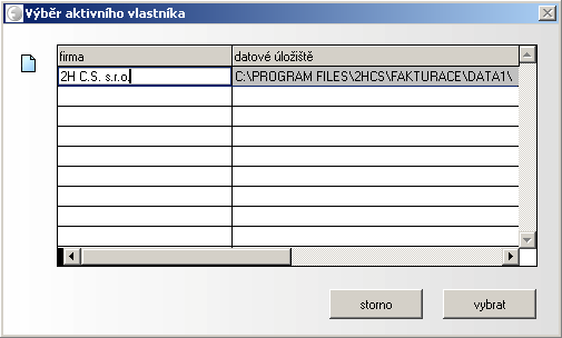 byla nastavena při instalaci programu, musíte jí zapsat do tzv. evidence vlastníků. Evidenci vlastníků zobrazíte kliknutím na nabídku "Akce" a dále na "Změna vlastníka".