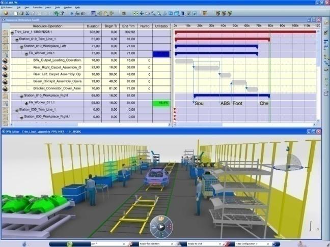 DELMIA V6 Výrobní prostory a zařízení Mechanical Device Building - návrh robotů, strojů a zřízení NC Machine Builder -