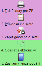 Vytvoření dávky dokladů pro pojišťovnu dávek se zobrazí upozornění, které potvrdíte stiskem tlačítka [OK]. 8.