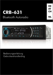 CRB-631 - Obsah dodávky 8 Obsah dodávky 1. Bluetooth autorádio 2.