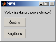 Postup při použití programu: Nejprve se provede výběr typu datového souboru.