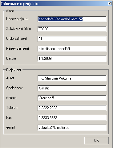 4.2.4. Stavový řádek V dolní části hlavního formuláře Obr. 10 je vidět stavový řádek s úplnou cestou k otevřenému projektu, dále je zde uveden datum a v pravé části je možné sledovat průběh výpočtu.