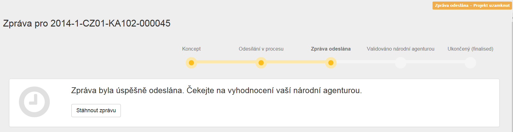 Obrázek 45 V dalším kroku si přečtete Prohlášení o ochraně osobních údajů a kliknete na tlačítko Akceptovat.