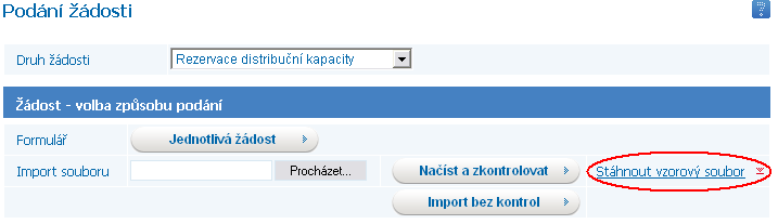 Uživatel aplikace může pokračovat: zadáním další žádosti kliknutím na tlačítko nebo přechodem na kontrolu odeslaných žádosti v části 6.5.