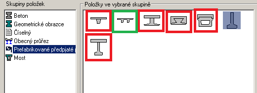 Uživatelská příručka IDEA Designer 129 Type of aggregate Measured values of mean compressive strength (influence of ageing) Type of diagram 11.3.