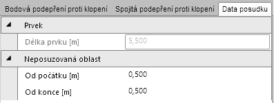 Uživatelská příručka IDEA Designer 98 7.3.4 Neposuzovaná oblast Data posudku.