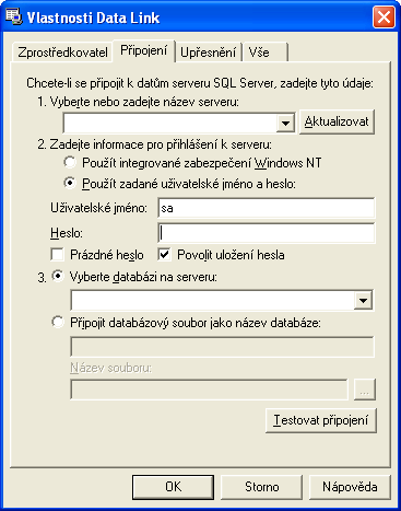 Začínáme 7 OS starts, aby se SQL Server spouštěl automaticky. Máte-li Windows 2000/XP/Vista, je toto již nastaveno automaticky. 4. Nyní již instalujete vlastní program.