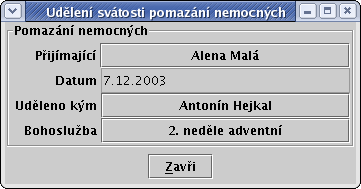 B. UKÁZKY DIALOGŮ Obrázek B.14: První svaté přijímání Obrázek B.