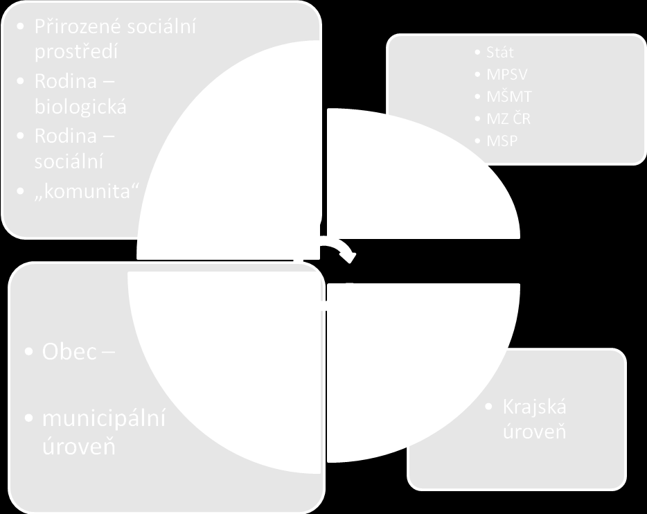 Rle rdiny, kmunity, veřejné správy