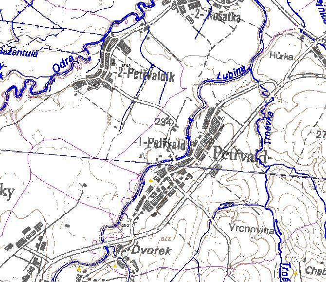 Obrázek č. 40: Skládky- http://mapy.geology.cz/website/geoinfo/displayattributedata.htm Nárůst plochy umělých povrchů Dosavadní využití území bylo příčinou vzniku umělých povrchů.