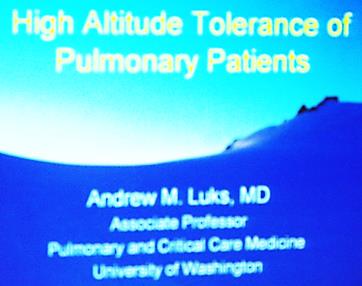 High altitude tolerance of