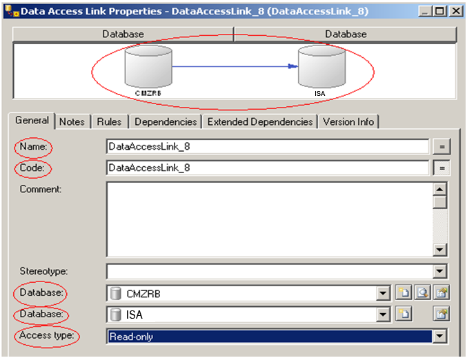 Data Access Applications Objekt Data Access Applications popisuje, jakým způsobem jednotlivé aplikace přistupují k databázím.