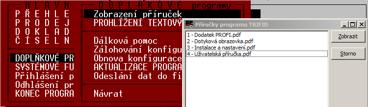 TRIFID 2014 STANDARD Uživatelská příručka zkoumání prostřednictvím internetu.