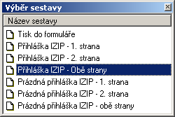 74 Medicus Zpětné pořízení zápisů pro IZIP Volba Ambulance+IZIP - Zpětné pořízení zápisů pro IZIP.