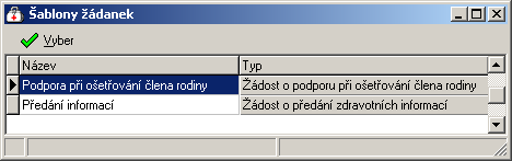 76 Medicus Poukaz na vyšetření/ošetření(ft DP) Poukaz na vyšetření/ošetření(dp) Výměnný list - poukaz Průvodní list k vyšetření Průvodní list k rentgenovému vyšetření Návrh na lázeňskou péči Žádanka