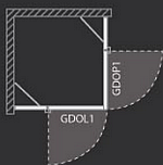 jednokřídlými otevíracími dveřmi GRL,P 1/900 875-890 10 463 13 294 2008/830 GRL,P 1/1000 975-990 11 093 14 093 6+8mm kombinace bezpečnostního sklo GDOL1 + GDOP1 čtvercový sprchový kout s dvoukřídlými