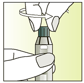 Návod k použití Součásti injekční stříkačky s přípravkem Elonva s jehlou Příprava injekce 1. Umyjte si ruce mýdlem a vodou a osušte je před použitím přípravku Elonva.