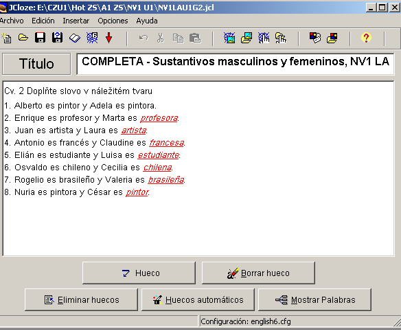 Figura 4: Ubicación del módulo Hot Potatoes en un desplegable de Moodle.