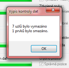 Na obrázcích můžeme vidět, jak po spuštění tlačítka Spustit proběhne kontrola, kde nedojde k žádné kolizi a tudíž výpočetní model je připravený k výpočtu.