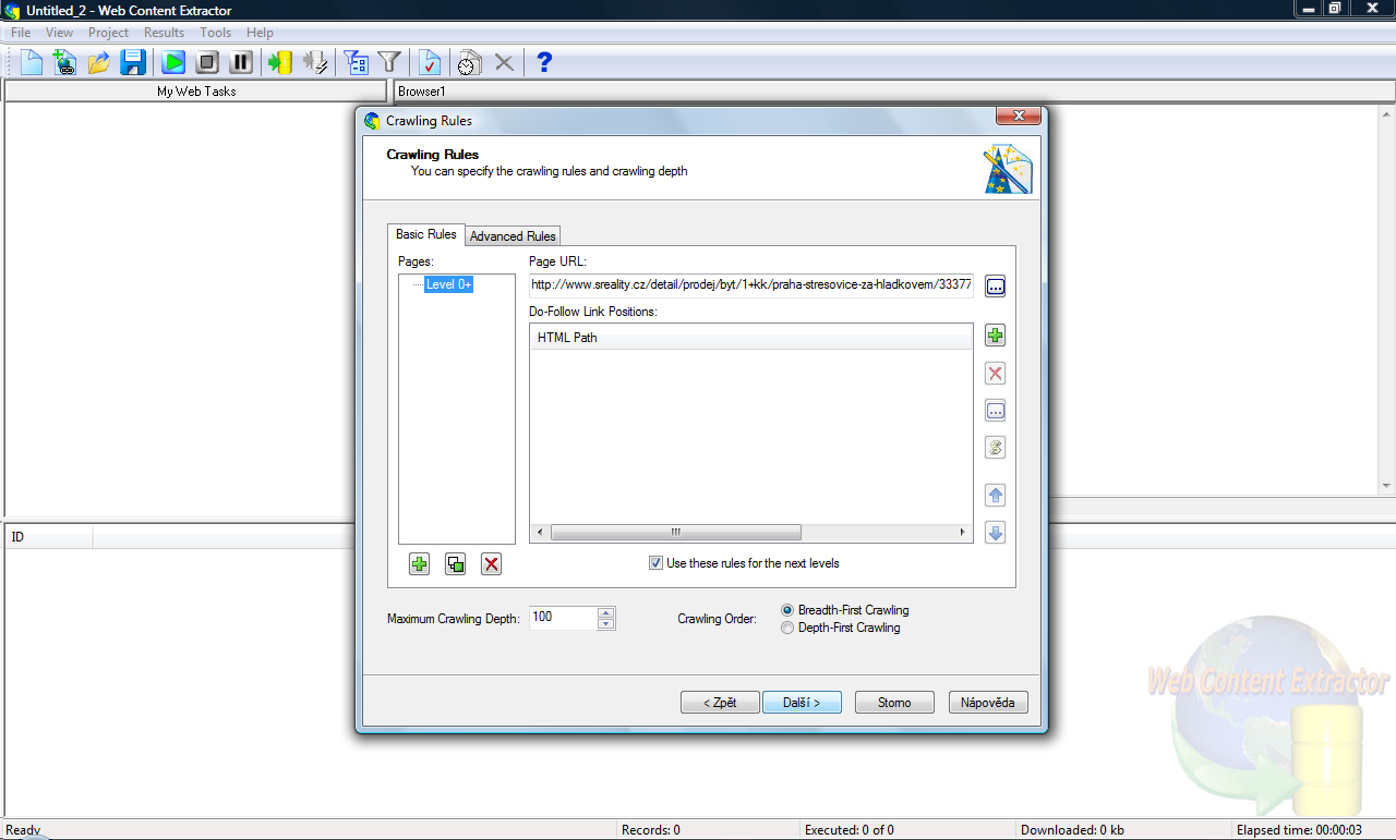 Název: Výrobce: Www stránky: Vlastnosti: ExFoS - Expert Forensic Science 20. - 21. 1. 2012 v Brně Web ContentExtractor Newprosoft www.newprosoft.