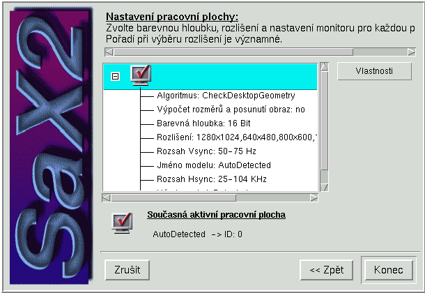 o? 72 Konfigurace pomocí SaX2 Obrázek 78: SaX2: konfigurace monitoru a pracovní plochy Při ručním zadávání věnujte prosím zvláštní pozornost správnosti všech hodnot Zvláště vyšší než přípustná