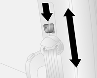 Sedadla, zádržné prvky 39 součástí předpínačů bezpečnostních pásů, jelikož tím bude zrušena homologace vozidla. Tříbodový bezpečnostní pás Zapnutí Připomenutí bezpečnostního pásu X 3 73.