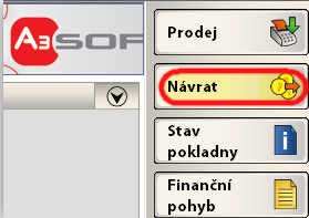 2.7. Zaparkování a odparkování dokladu Pokud máme rozpracovaný nějaký nákup a chceme v tu chvíli prodat něco někomu jinému (např.