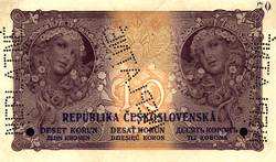 Obr.č. 5 Státovka z roku 1919 Zdroj: http: //www.p-numis.ic.cz, 24.9.2008. V dubnu 1919 byla zavedena koruna československá (obr. č. 6 a č.