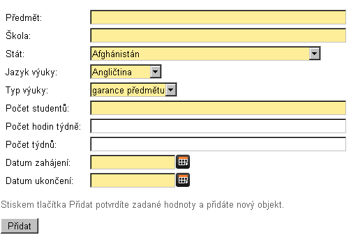 Ţivotopis v ISIS 6 OBR. 13: PEDAGOGICKÉ AKTIVITY Pedagogická činnost 1.2.