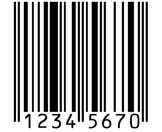 UTB ve Zlíně, Fakulta aplikované informatiky, 2010 19 Obr. 2-2 Příklad kódu EAN-13 Způsob výpočtu kontrolní číslice EAN-8: Čárový kód EAN-8 se skládá ze sedmi číslic, přidává se jedno kontrolní číslo.