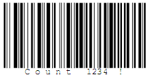Sazba pomocí PST-BARCODE ukázkový kód pro Code 128 \begin{pspicture}(5,1in) \psbarcode{^104^102count^0991234^101!