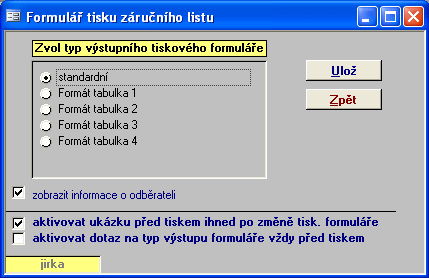 8 ZPĚT Zavře aktuální okno. 1.